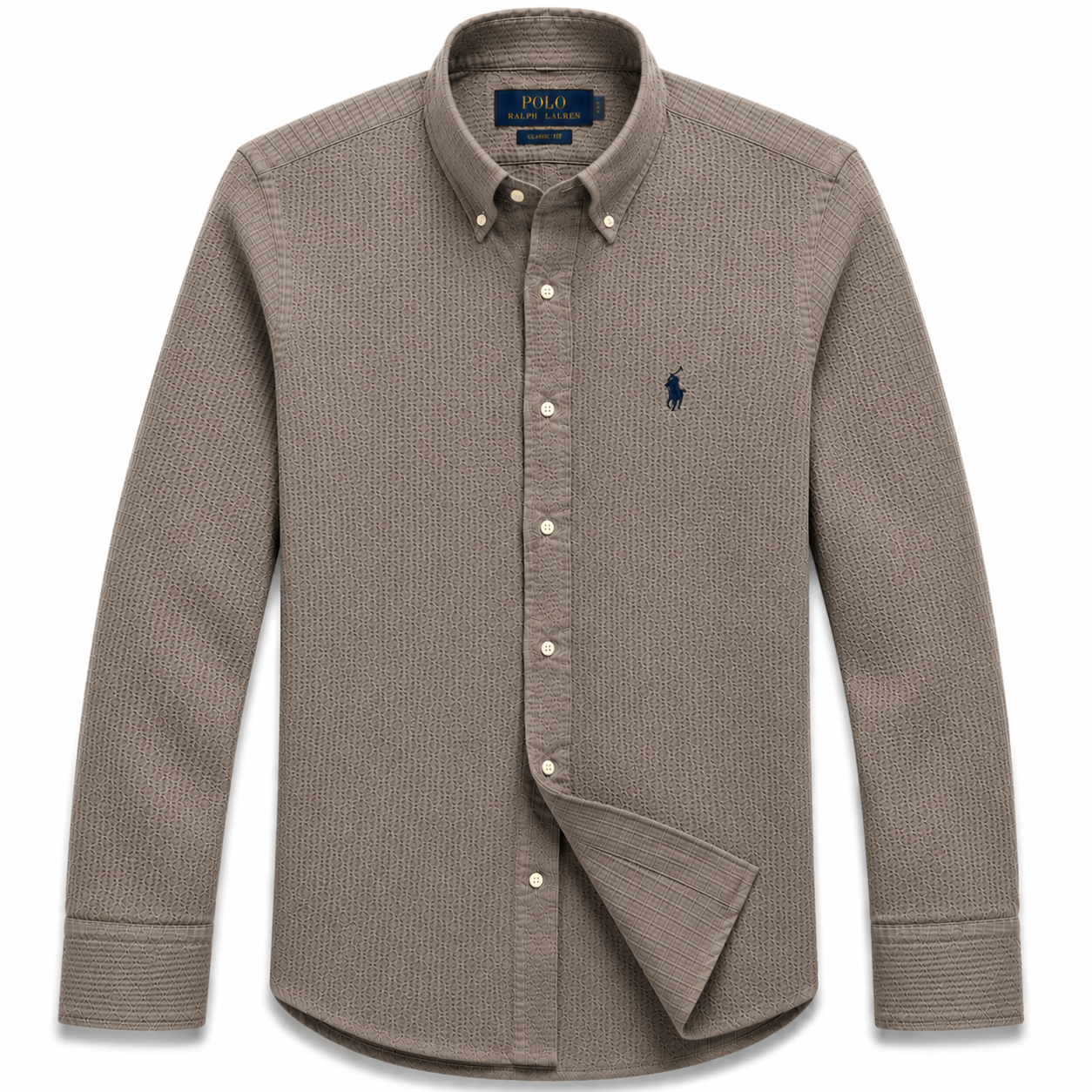 Men's Taupe Linen Summer Shirt | SINGH & CO