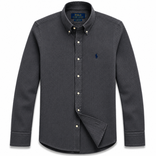 Men's Black Linen Summer Shirt | SINGH & CO