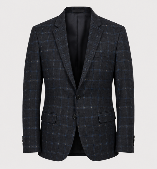 Men's Premium Tailored Check Blazer | SINGH & CO
